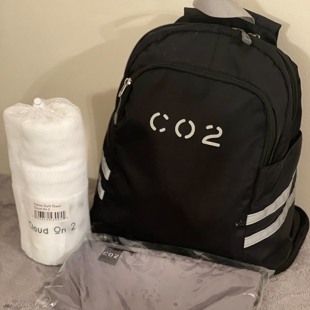 Sports Gym Bundle! Backpack Waistbag and gym towel with hidden pocket!